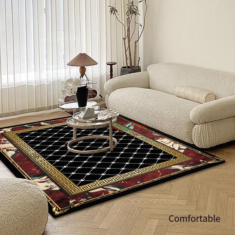 

Modern Simple Style Decoration Home Rug Antiskid Large Rugs for Living Room Soft Bedside Carpet Easy Clean Coffee Tables Mat 1.9x2.9ft(60x90cm)