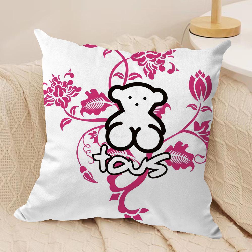 Fashion TTTousLuxury Cushion Cover Silky Short Plush Invisible Zipper Dustproof Sofa Pillow Case For Home Decor