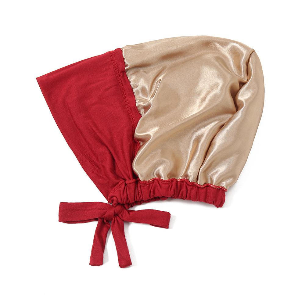 Polyester Adjustable Chemotherapy Cap With Tie Back For Women And Elderly