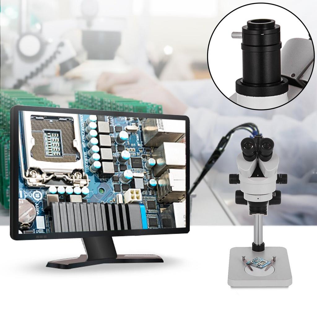 3,5X-90X Stereo mikroskop 360° otočný trinokulární stereo mikroskop s pilířovým stojanem