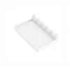 3D 5 Slots Paint Brush Holder With Drip Tray Portable Water Coloring Brushes Organizer Desktop Brush Holders
