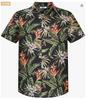 Summer Men's Beach Shirt Printed Hawaiian Short Sleeve Flower Shirt Boys