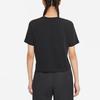 Nike Sportswear Swoosh Short-Sleeve Crew-Neck T-Shirt Women Tops Black CZ8912-010