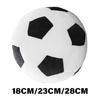 Football Shape Stuffed Pillow Decorative and Functional Soccer Plush Cushion, Soft for Home and Travel