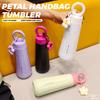 High Value Petal Cup Girl Cute Flower Portable Stainless Steel Thermos Cup Student Outdoor Portable Sports Water Cup