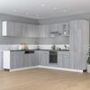 Vidaxl Corner Wall Cabinet, Sonoma Oak Grey, 57X57X60 Cm