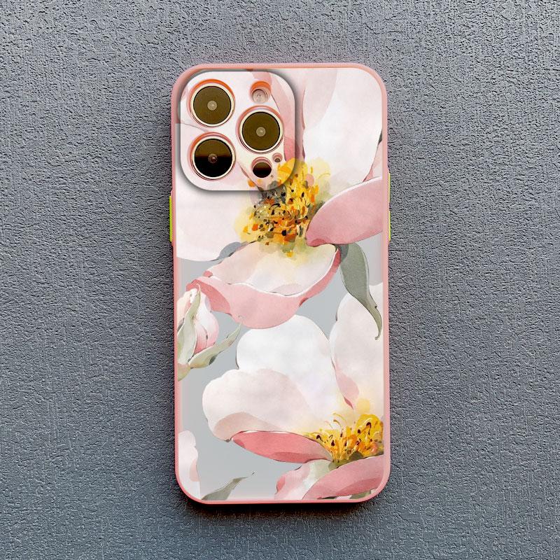 Vintage Blumen Handyhülle Für iPhone 12 11 13 Pro Max Mini 16 15 14 Pro Max X XR XS 8 7 14 15 Plus SE Schmetterling Pflanze Rückseite