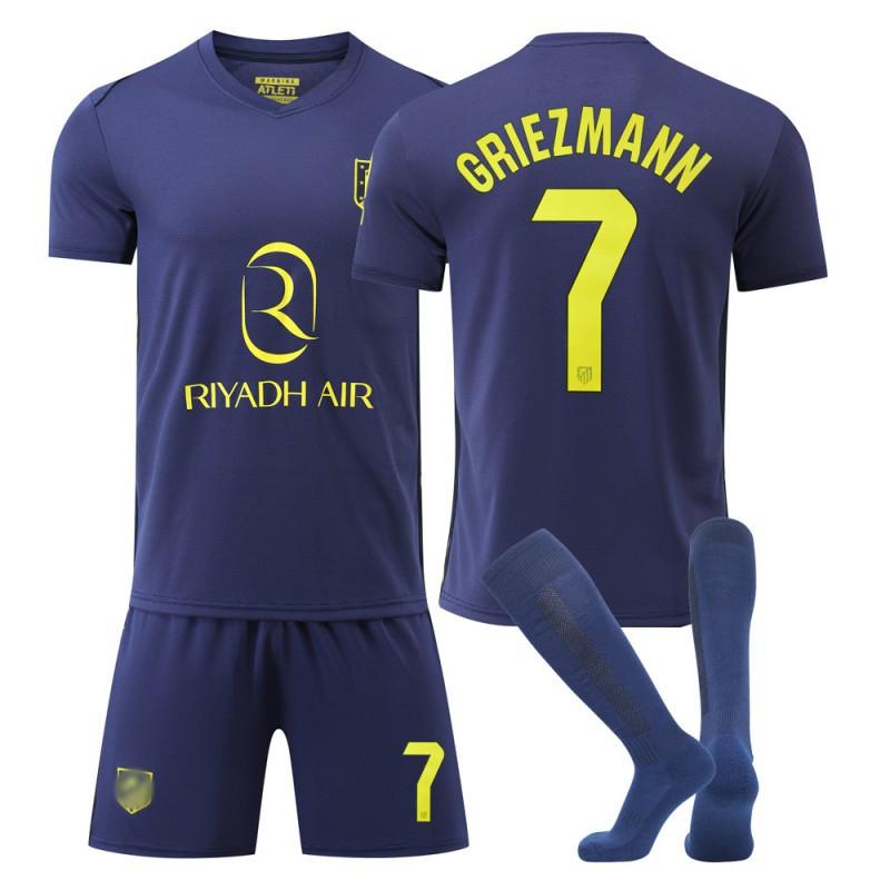 2526 Club Football Clothing Set No. 7 Gletzman 19 Alvarez Atletico Madrid Home Away