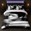 Set Copripiumino Elvis Presley 3 Pezzi 1 Copripiumino e 2 Federe Biancheria da Letto Morbida per Camera da Letto Domestica