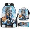 Naruto NARUTO Student School Bag 3D Digital Cartoon Printed School Bag Grade 3-6 Backpack