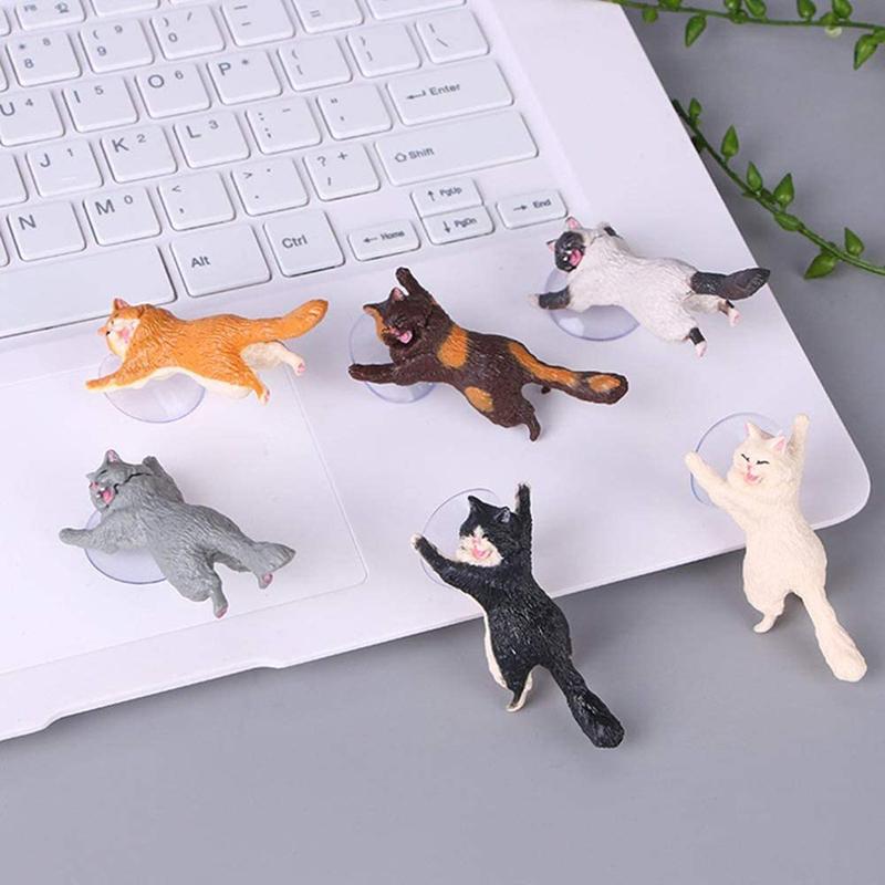 Cute Cat Suport Telefon Mobil Ventuza Stand Desktop Tablet Stent Kitten Gifts