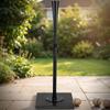 Batting Tee with Square Base Heavy-Duty Adjustable Stable Stand for