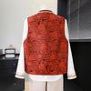 Mother's Day Chinese-Style Embroidered Sleeveless Cardigan for Middle-Aged Women