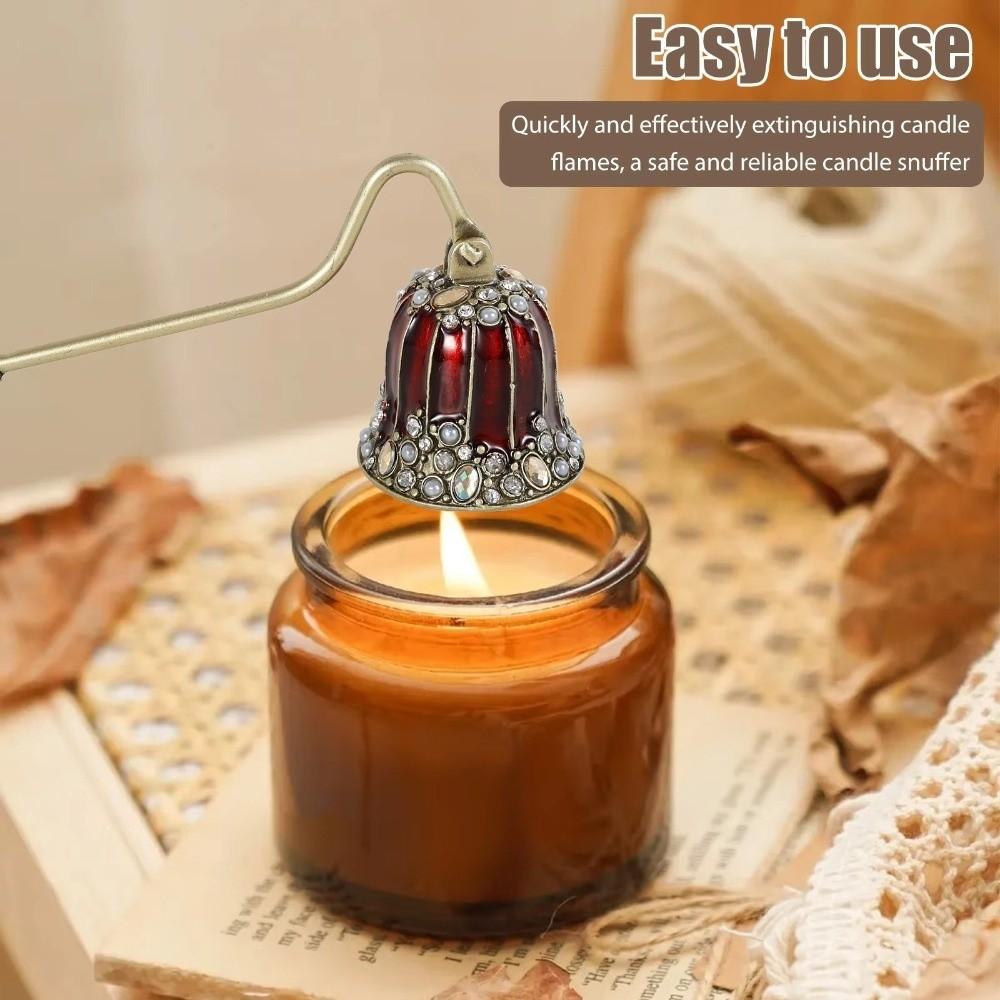 Long Handle Wick Snuffer Metal Candle Wick Smotherer Candle Flame Stopper Living Room