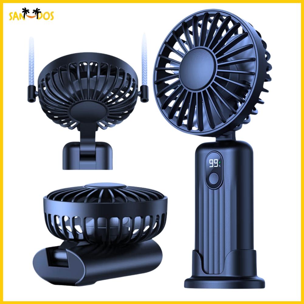 Mini portable portable fan with a handheld usb stand