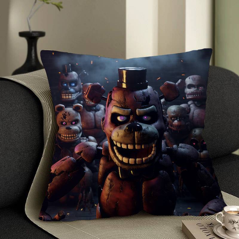 Fnaf Five-nights-At-Freddys Decorative Room Aesthetics Pillow Case Home Decor Bedroom Sofa Bed Couch Pillow Cover 45x45