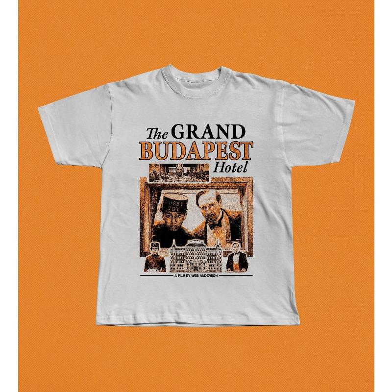 Budapest Grand Hotel Movie Tshirt Wes Anderson Movie Themed Tshirt Summer New Casual and Fashionable Unisex Tshirt S