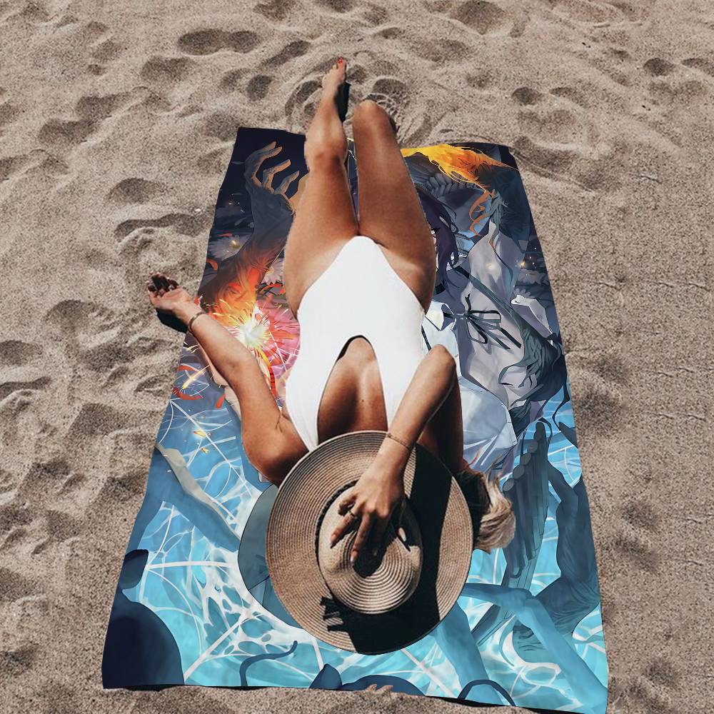 Anime C-Chainsaw M-Mans R-Rezes Big Microfiber Beach Towels Quick Dry Towel Sand Beach Towels Pool Towel For Travel Swim Pool Yoga
