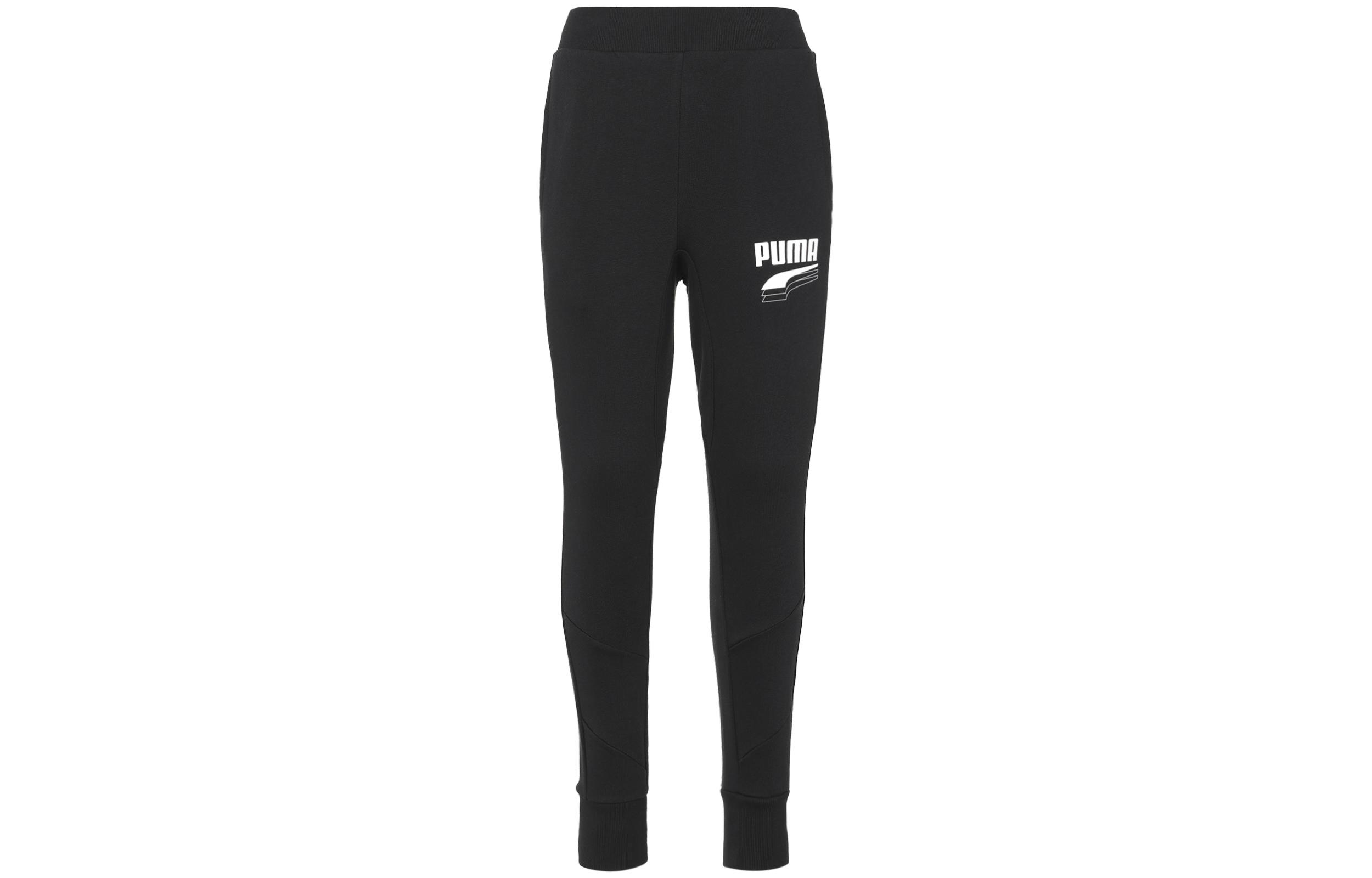 PUMA Knitted Sweatpants Men s Black Moderate Sweatpants 582742-21 M