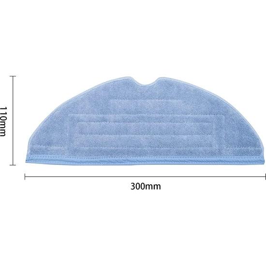 Replacement Microfiber Mop Cleaning Pads for Roborock Robot Sweeping T7S T7S Plus S7 Vacuum Cleaner Accessories 6pcs