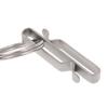 Hiking Titanium Alloy Buckle Ribbon Ending Buckles Belt Clip Quick Draw Keychain Hanging Buckles Key Ring