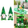 Patrick's Day Green Gnome Scandinavian Tomte Gnome Shamrock Decorations