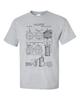 Beer Brewing 1893 Patent Craft Beer Blueprint Homebrew Gift TShirt