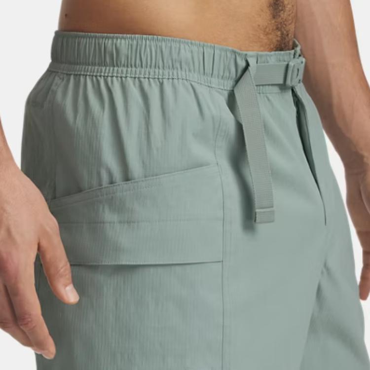 Under Armour Expanse Woven Series Fashionable Simple Stylish Casual Shorts Men shorts Silicon-Green 6000996-348