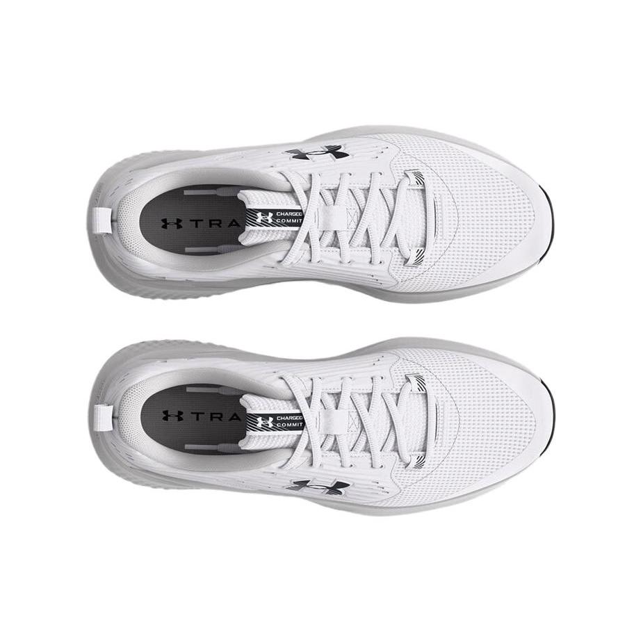 Under Armour Charged Commit 4 'White Distant Grey' Women's 3026728-100