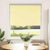 VidaXL Blackout Roller Blind Yellow Fabric Width 90.7 Cm, Day and Night Blind, Kitchen Blind, Roller Blind 4012063