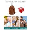 Whatna Natural Thick Cowhide Leather Coin Purse for Men and Women, 2-Way Drawstring Bag, Mini Sacoche Bag, Carabiner Pouch, Belt Loop, Mini Waist Bag,