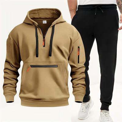 New Spring and Autumn Men's Hoodie Zipper Pullover Casual Hoodie