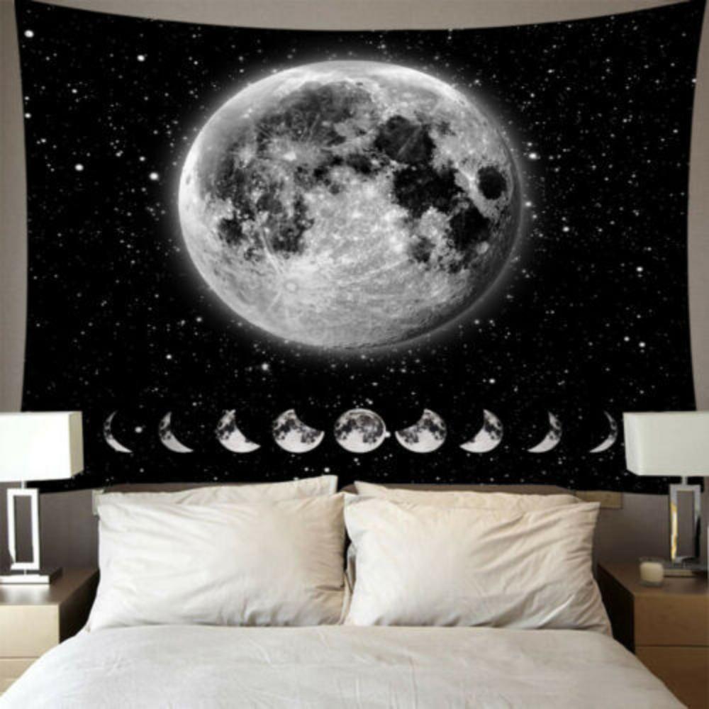 Indian Mandala Tapestry Sun Tarot Tapestry Moon Tapestry Psychedelic Carpet Witchcraft Tapestry