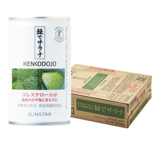 

Sunstar Green Salana, a Food for Specified Health Use (FOSHU) product, 160g x 30 cans, vegetable juice, broccoli juice, cholesterol-reducing vegetable