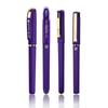 Qiandai Purple Pen Set: 0.7mm & 1.0mm Student Calligraphy and Signature Water-Based Pens