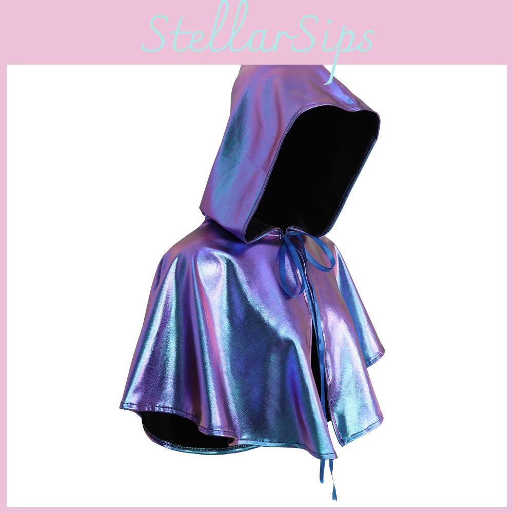 Gothic Vampire Cloak With Polyester Material For Cosplay And Fantasy Role Play