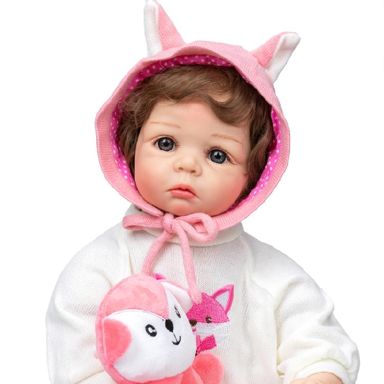 21inch Simulation Cuddle for Doll for Baby Infant Vivid Lifelike Children Xmas G