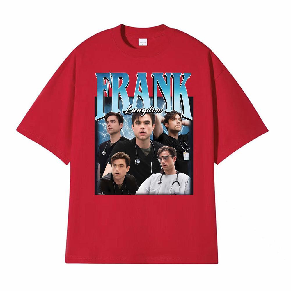 Dr Frank Langdon Print Tshirts Unisex Women Clothing Summer Fashion 100 Cotton T Shirts Oversized Loose Cotton Tshirt Streetwear
