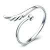 NEW 925 Sterling Silver AAA Zircon Rings For Women Love Heart Engagement Wedding Ring Luxury Charm Fashion Jewelry Party Gift