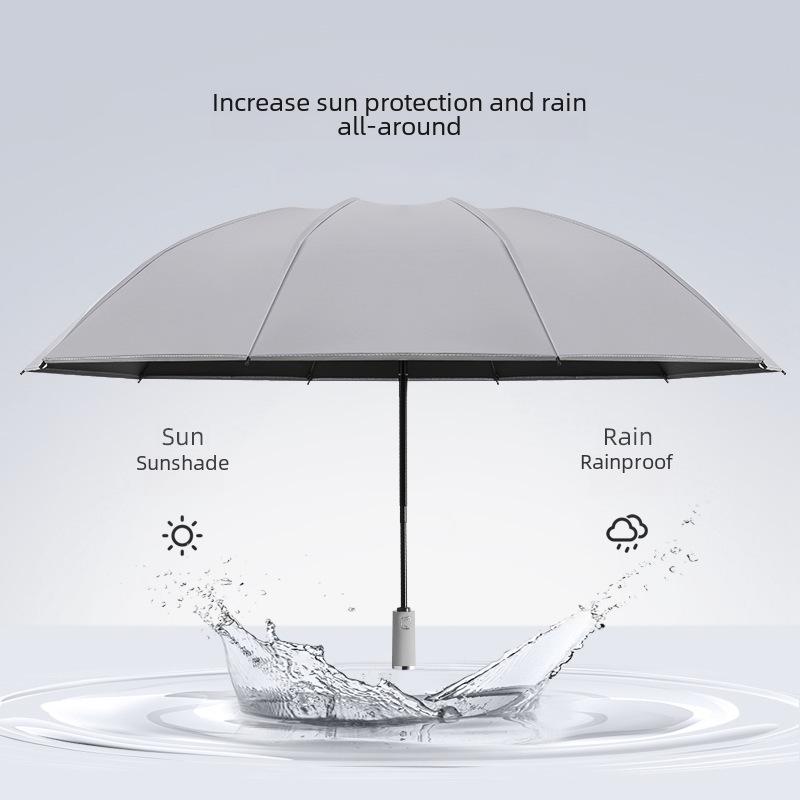 Umbrelă pliabilă automată cu protecție UV pentru bărbați și femei