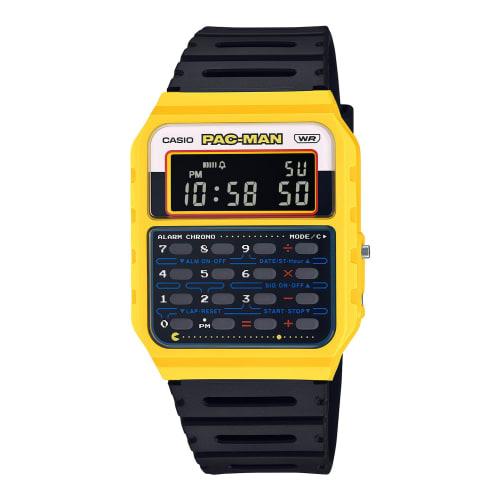 

Casio Classic PAC-MAN Collaboration Model Watch CA-53WPC-1BJR Men s Yellow