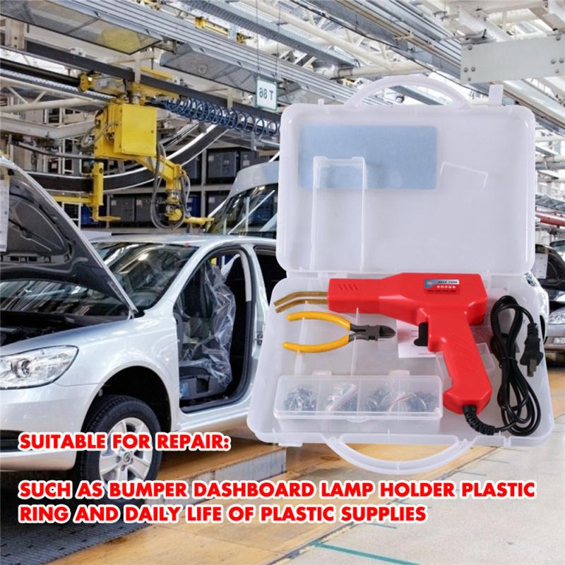 Mașină portabilă de sudură din plastic 50w Instrument de garaj Mașină de unghii fierbinte Capsator Pvc Mașină de reparare a mașinii