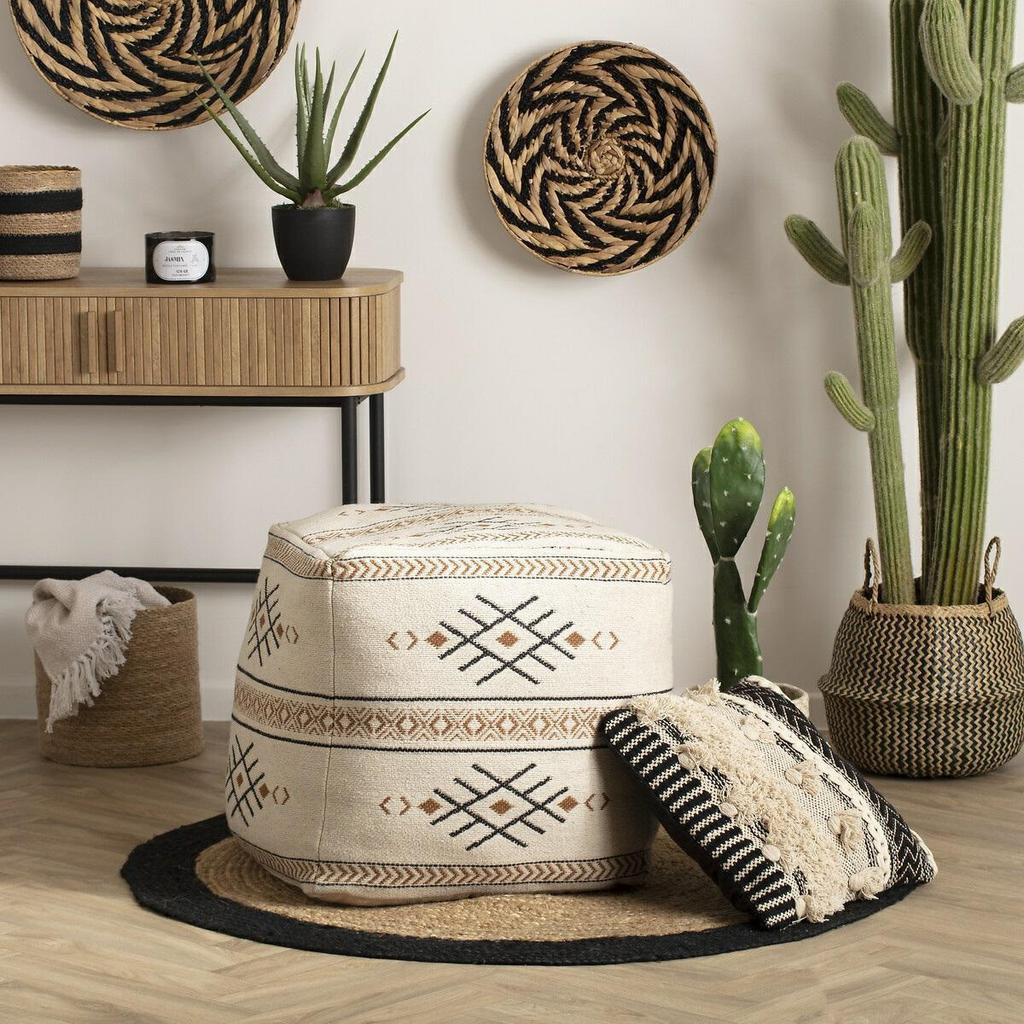 ROUND RUG 120cm JUTE BORD NATURAL boho