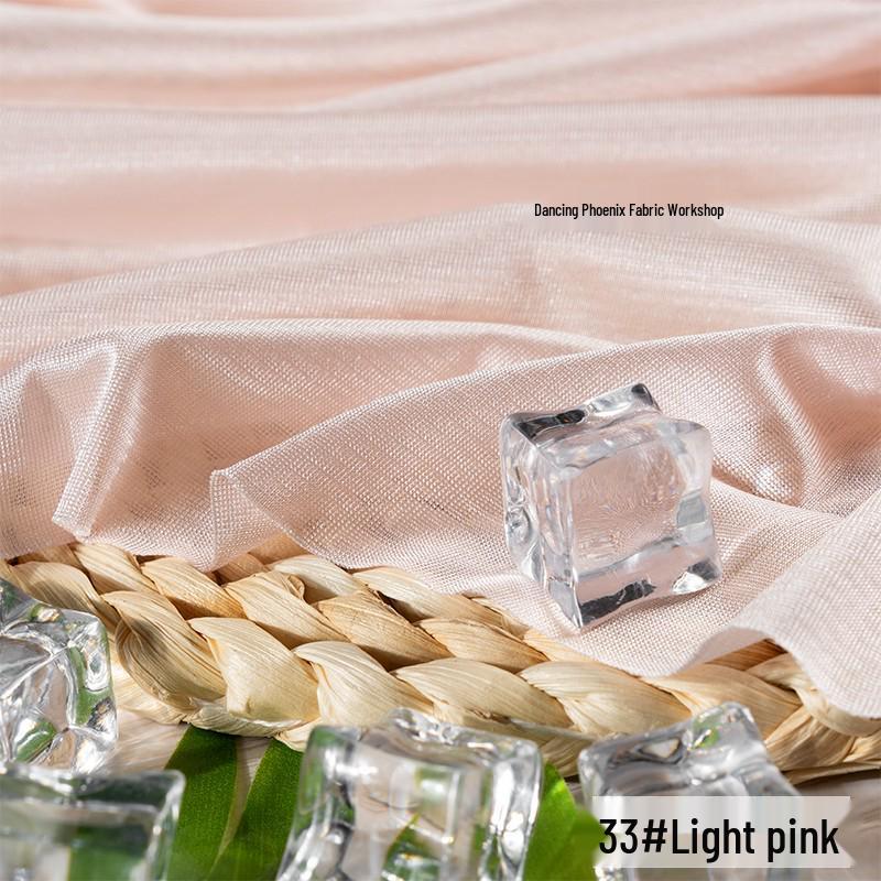 40D Warp-Knitted High-Elasticity Luster Chiffon Lining - Silky, Breathable Fabric for Dresses