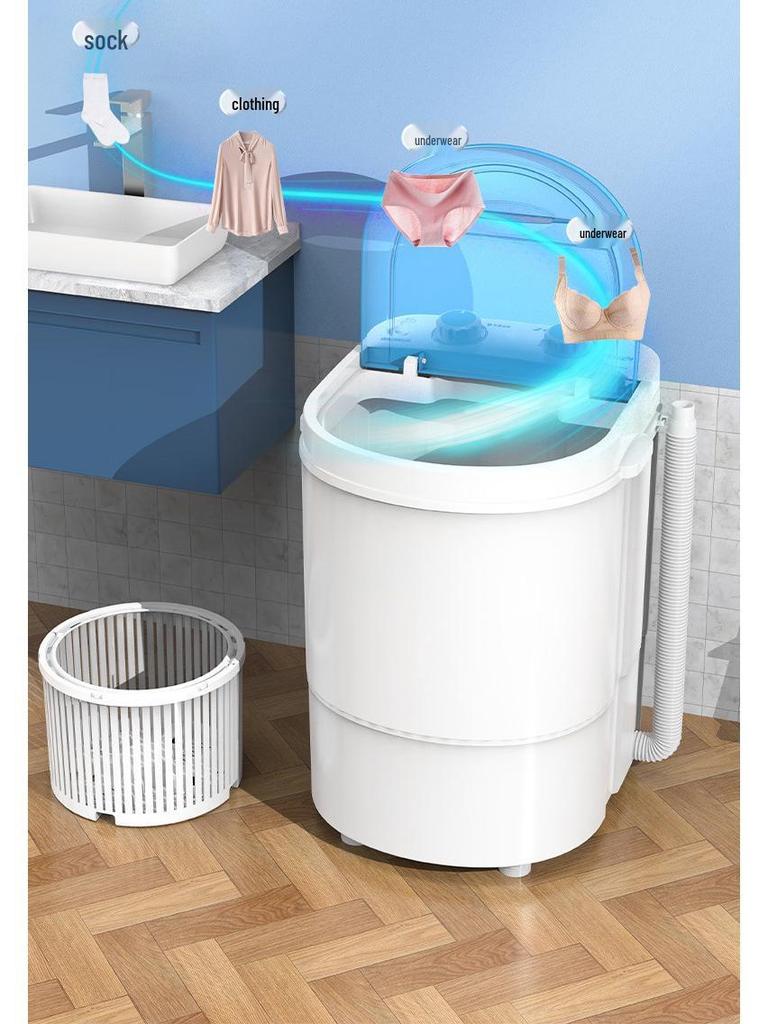 Compact Semi-Automatic Washing Machine for Baby and Household Laundry