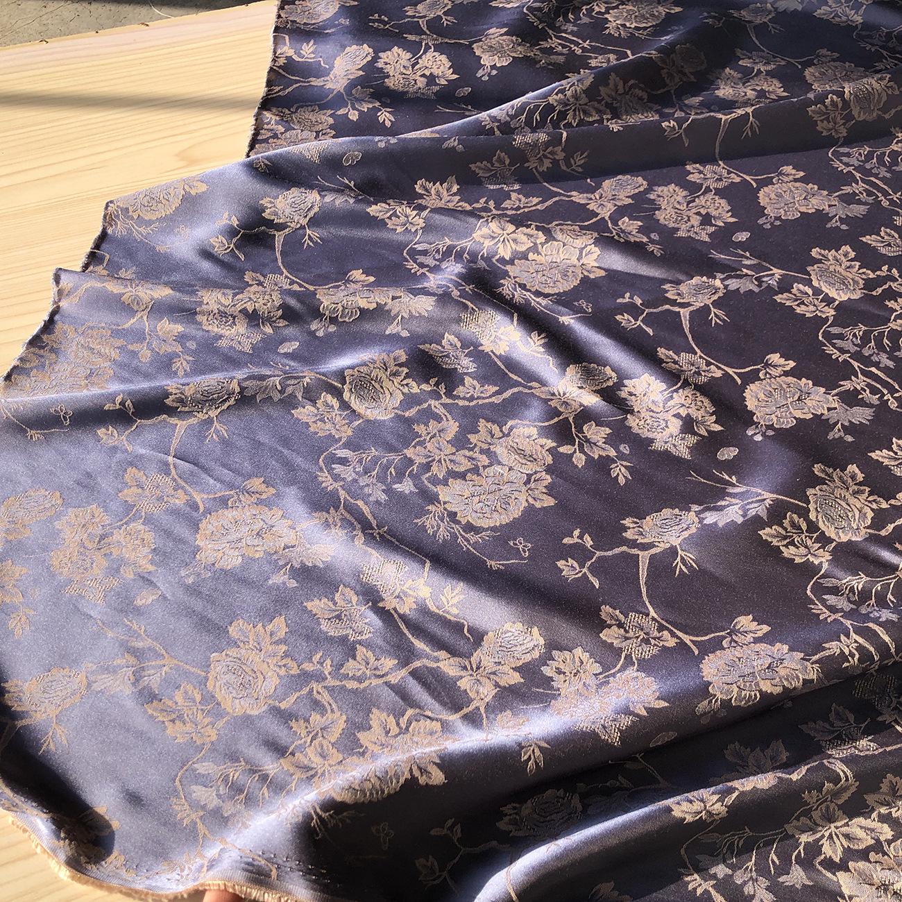 

Дуньхуанский шелк жаккардовый двухцветный имитация ципао ханьфу ткань