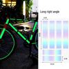 Colorful Reflective Wheel Stickers for Bikes and Motorcycles - Safety Fluorescent Strips