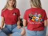 2026 Summer Mickey Classic Character Family Trip Theme Cotton Printed Short Sleeve Tshirt Unisex Unisex Families Children
