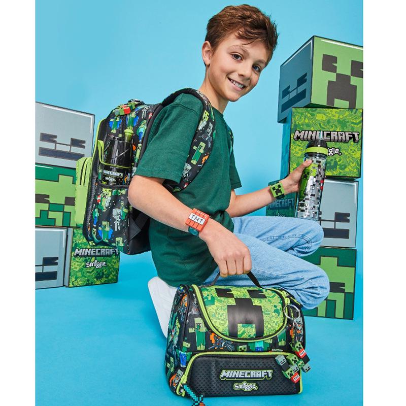 Australian Smiggle Cartoon Kids' Multi-functional School Backpack with Zipper