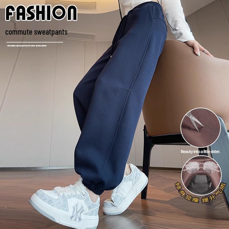 

Жіночі укорочені джогери, що стрункішать - 2025 Весна/Осінь Повсякденні штани-ліхтарики XL